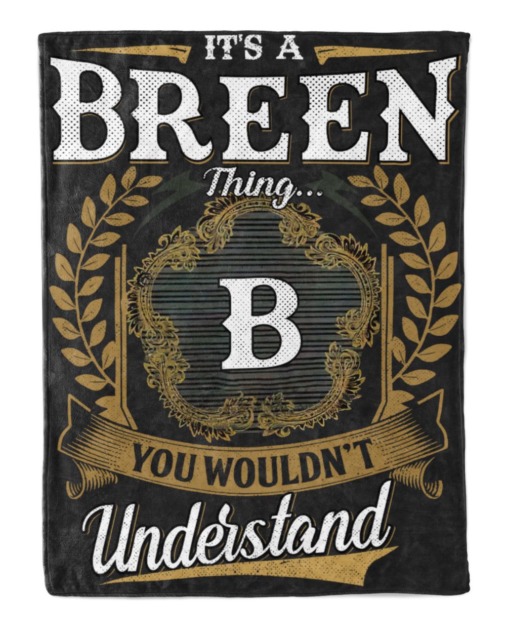 BREEN-NT-B1 Premium Mink Sherpa Blanket (60x80in) black 60x80in