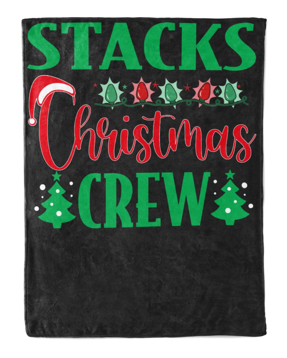 STACKS-NT-XM11-01 Premium Mink Sherpa Blanket (60x80in) black 60x80in