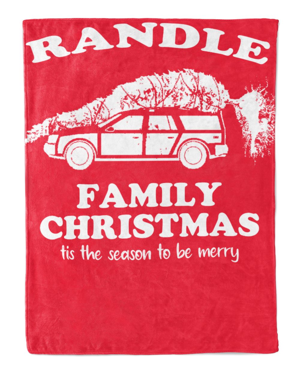 RANDLE-NT-XM6 Premium Mink Sherpa Blanket (60x80in) red 60x80in