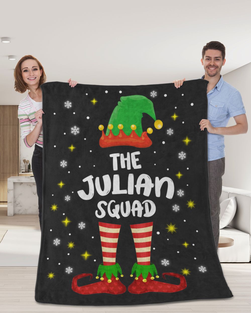 JULIAN-NT-XM1 Premium Mink Sherpa Blanket (60x80in) black 60x80in