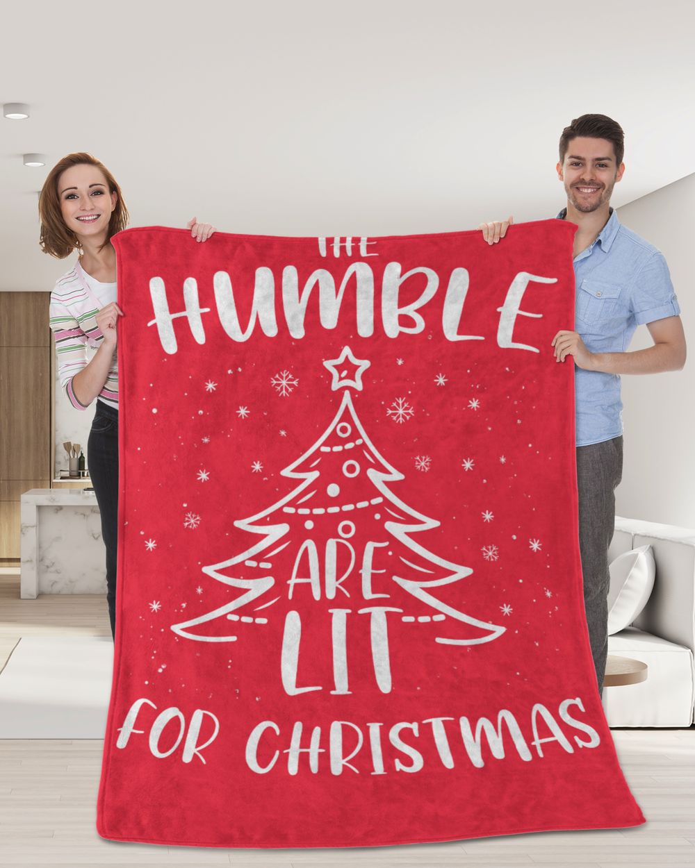 HUMBLE-NT-XM13-01 Premium Mink Sherpa Blanket (60x80in) red 60x80in