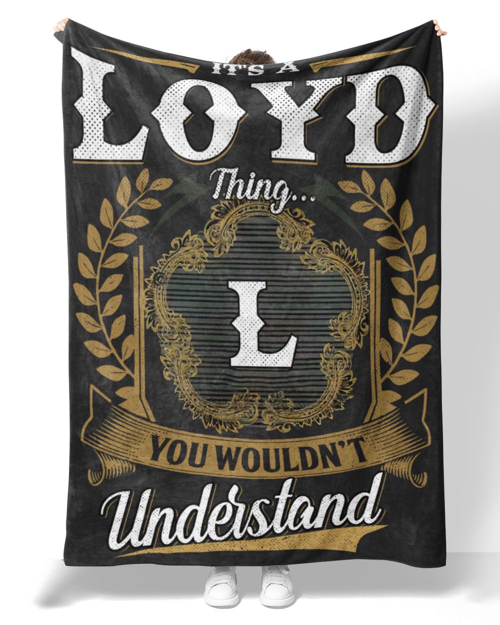 LOYD-NT-B1 Premium Mink Sherpa Blanket (60x80in) black 60x80in