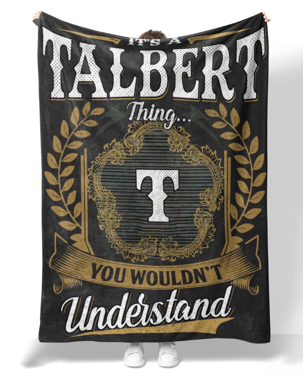 TALBERT-NT-B1 Premium Mink Sherpa Blanket (60x80in) black 60x80in
