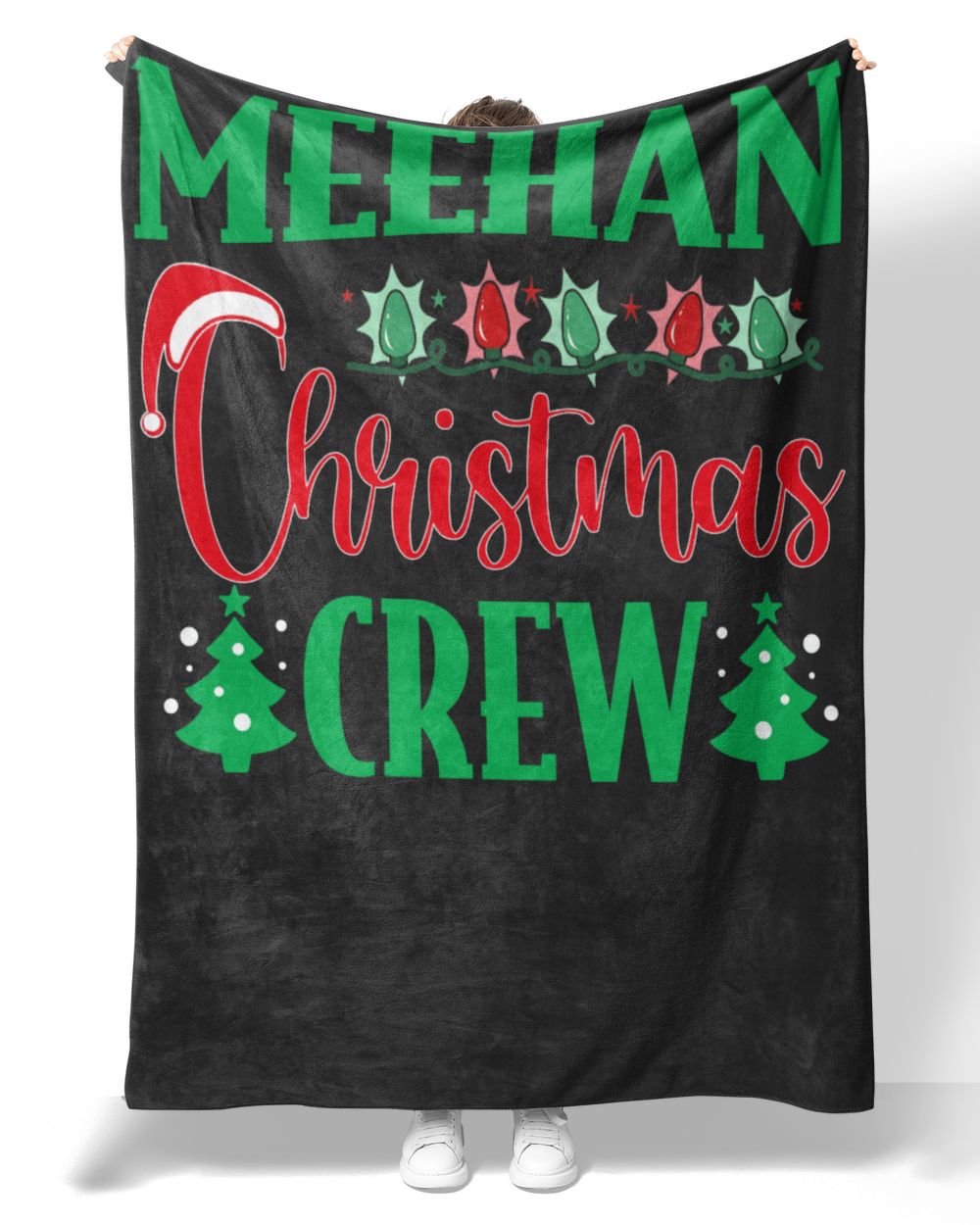 MEEHAN-NT-XM11 Premium Mink Sherpa Blanket (60x80in) black 60x80in