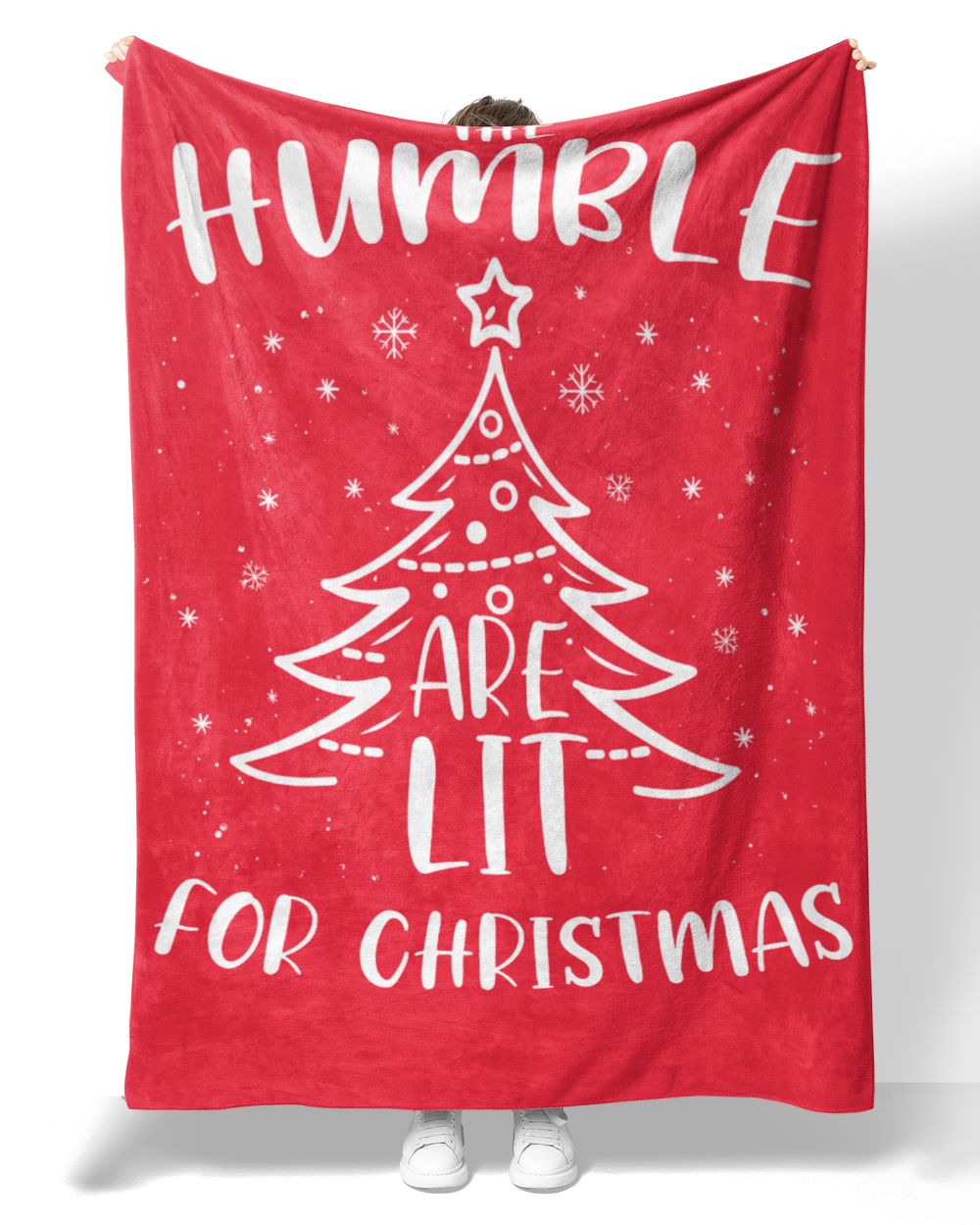 HUMBLE-NT-XM13-01 Premium Mink Sherpa Blanket (60x80in) red 60x80in