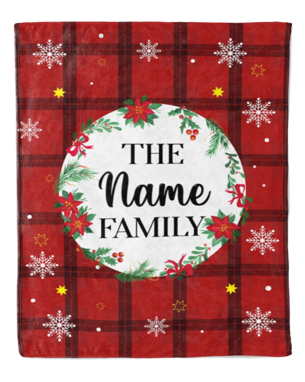 Christmas' Perfect Personalized Gifts XM4 Premium Mink Sherpa Blanket (50x60in)
