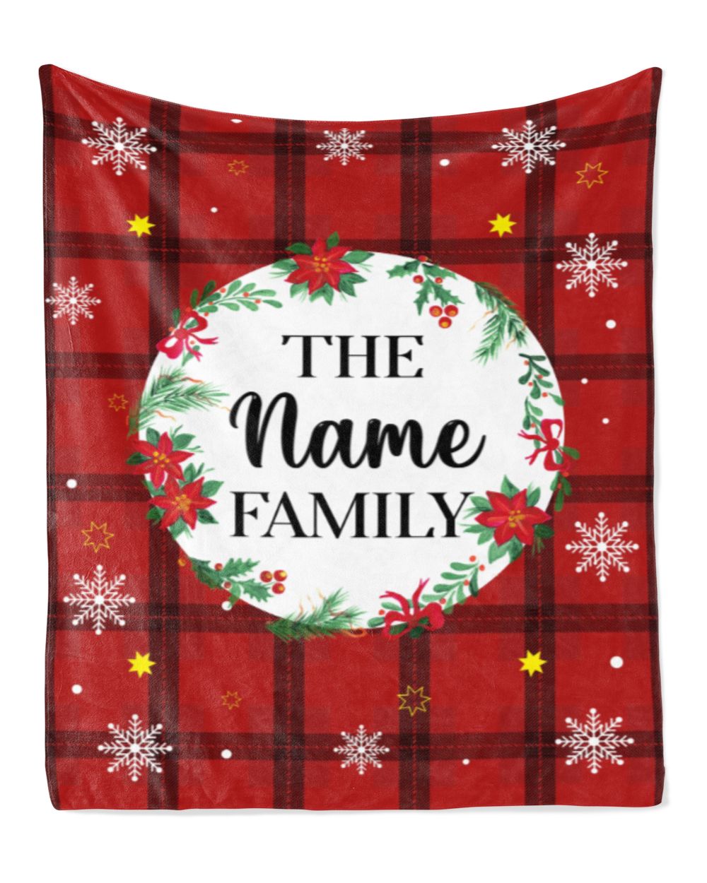Christmas' Perfect Personalized Gifts XM4 Premium Mink Sherpa Blanket (50x60in)