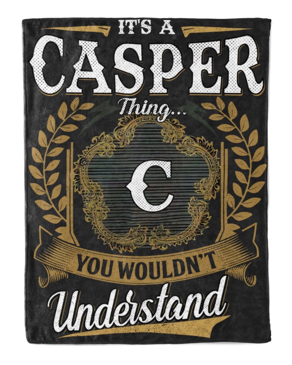 CASPER-NT-B1 Cozy Plush Fleece Blanket (60x80in) black 60x80in