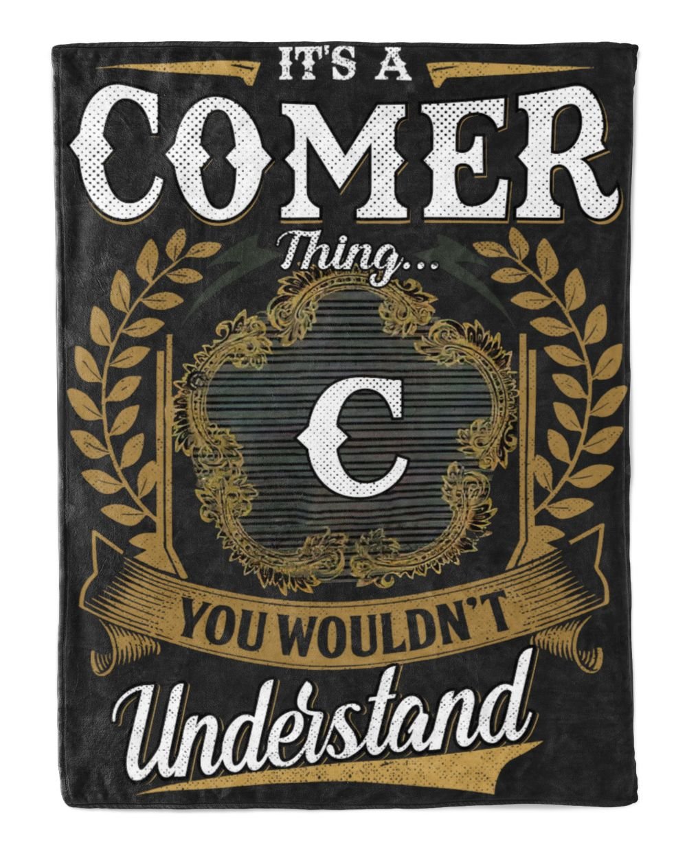 COMER-NT-B1 Cozy Plush Fleece Blanket (60x80in) black 60x80in