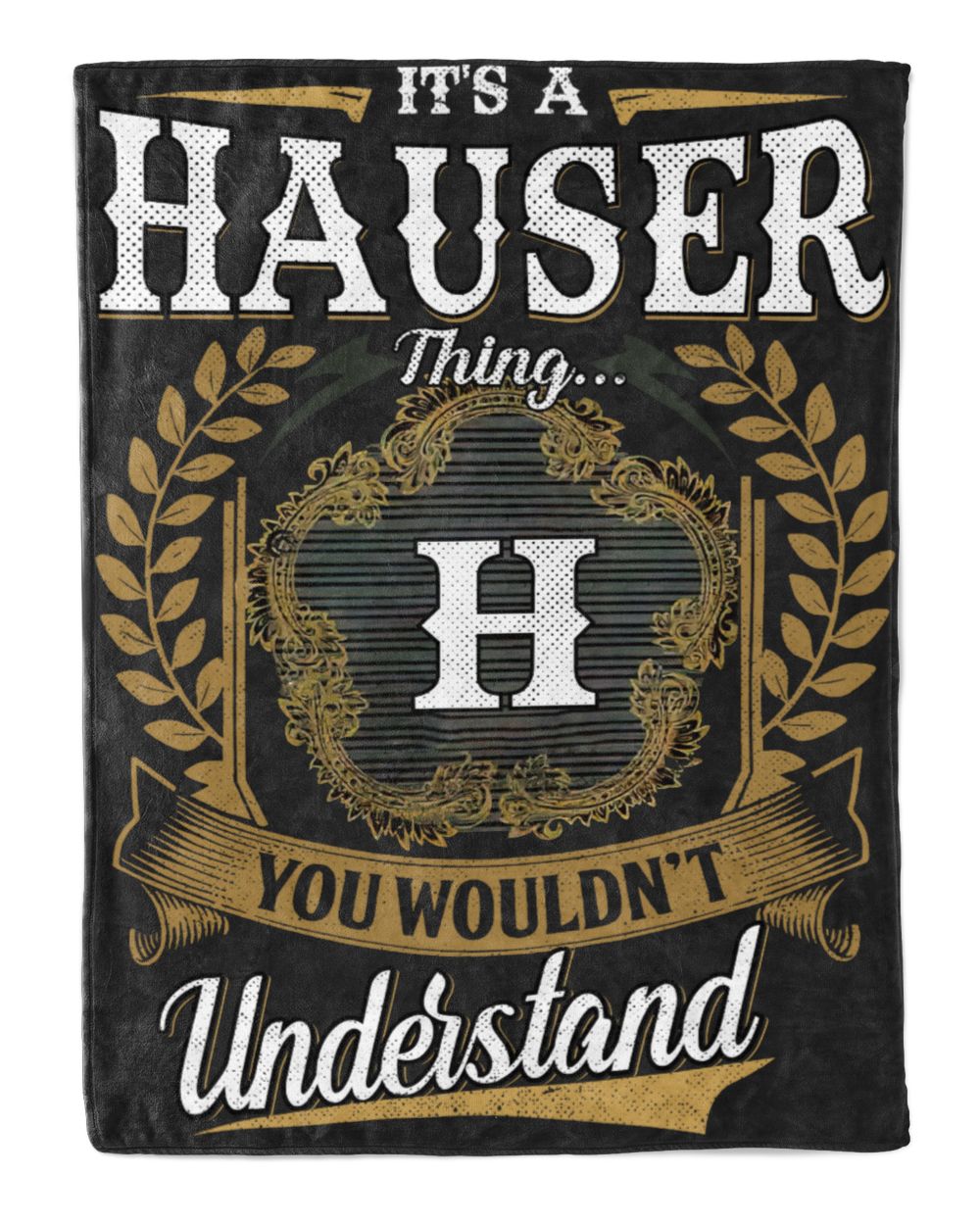 HAUSER-NT-B1 Cozy Plush Fleece Blanket (60x80in) black 60x80in