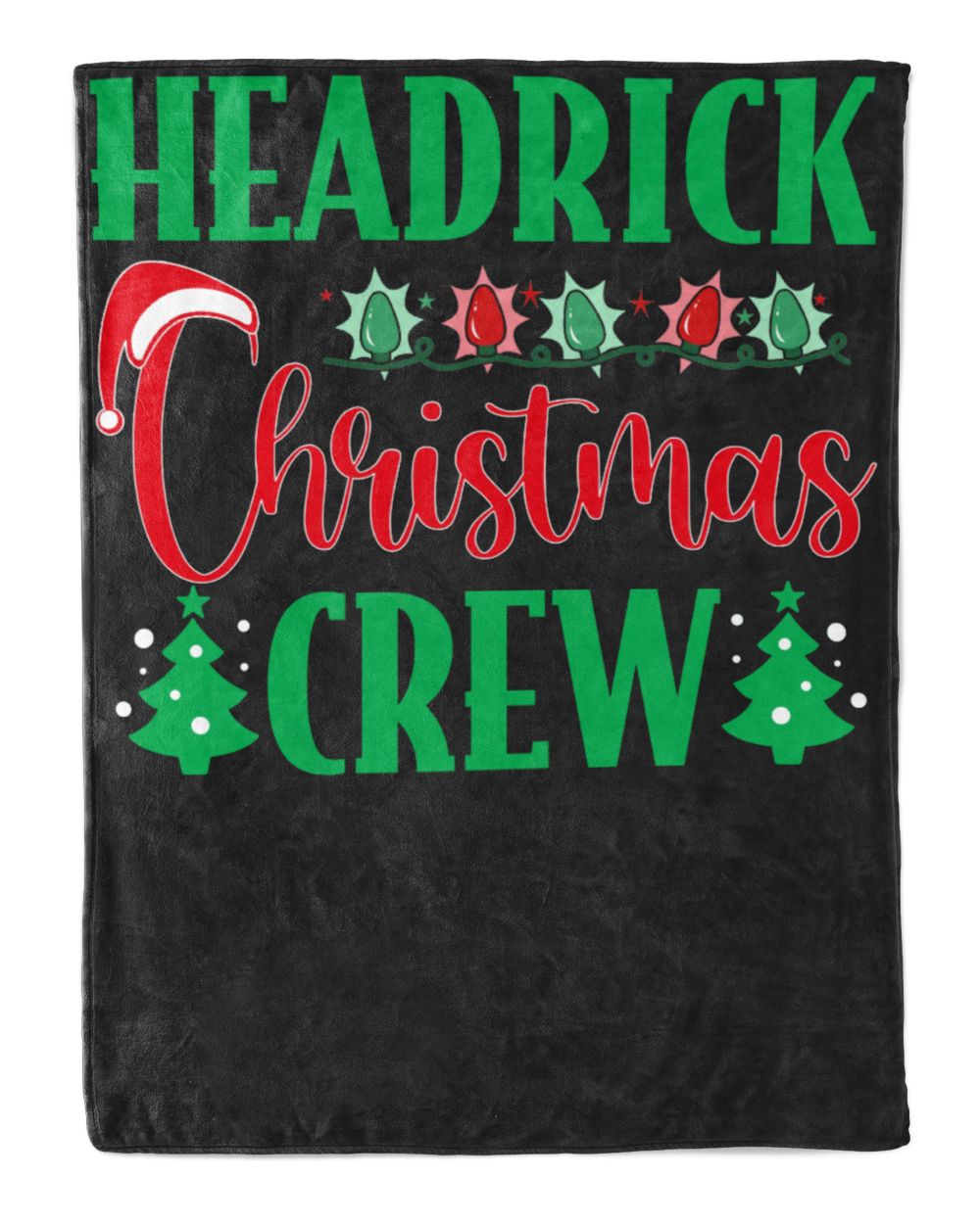 HEADRICK-NT-XM11-01 Cozy Plush Fleece Blanket (60x80in) black 60x80in