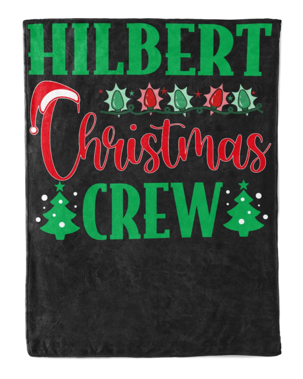 HILBERT-NT-XM11-01 Cozy Plush Fleece Blanket (60x80in) black 60x80in