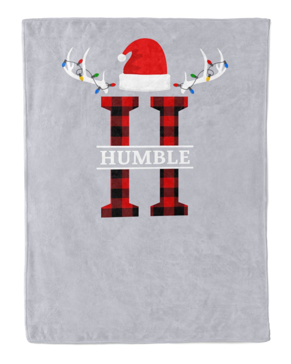 HUMBLE-NT-XM16-01 Cozy Plush Fleece Blanket (60x80in) sport-grey 60x80in