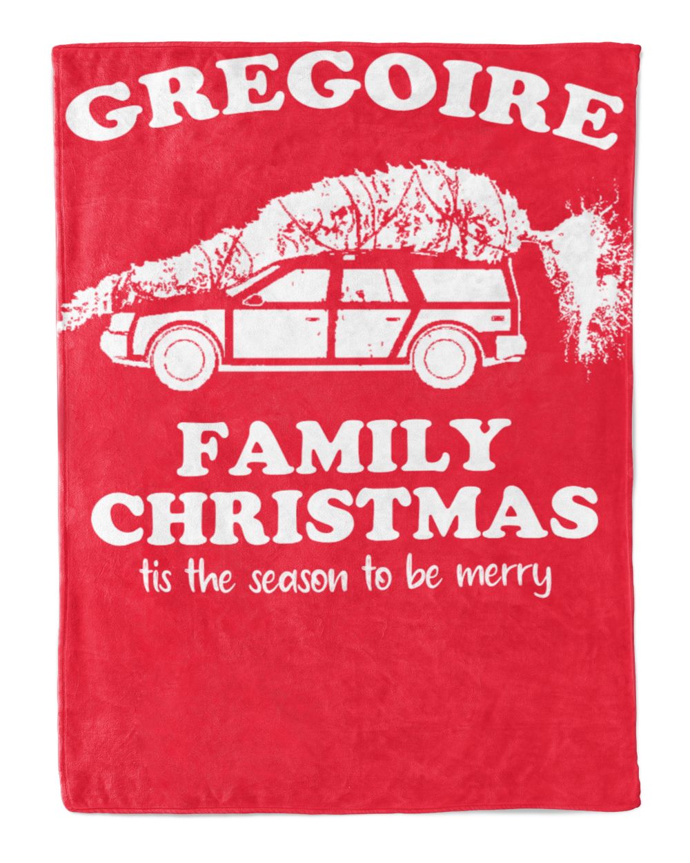GREGOIRE-NT-XM6-01 Cozy Plush Fleece Blanket (60x80in) red 60x80in