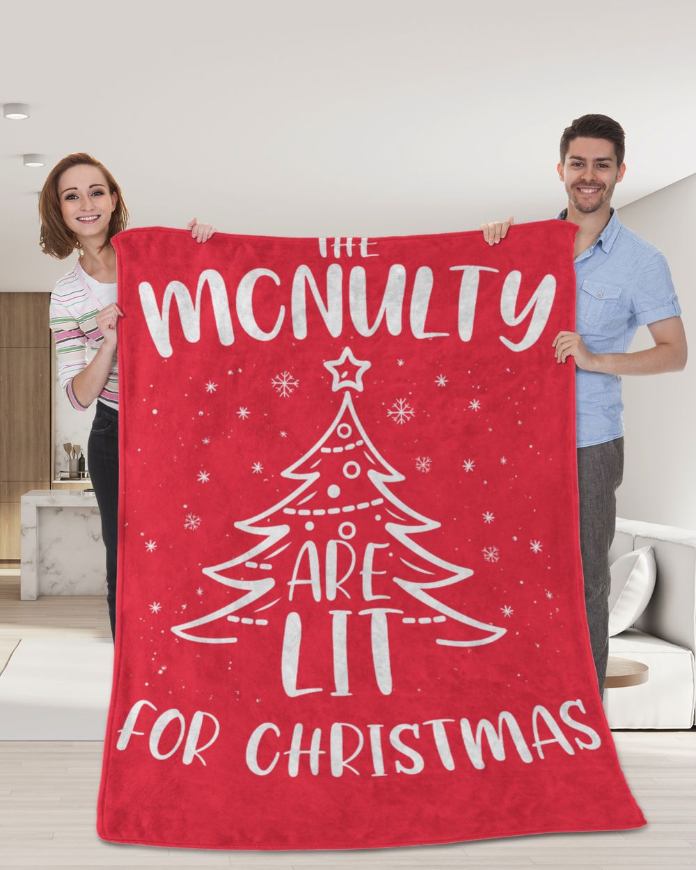 MCNULTY-NT-XM13 Cozy Plush Fleece Blanket (60x80in) red 60x80in