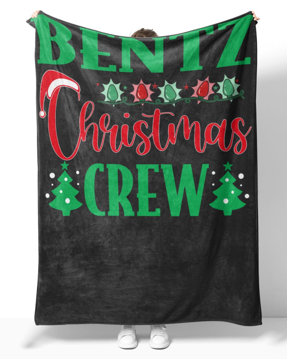 BENTZ-NT-XM11-01 Cozy Plush Fleece Blanket (60x80in) black 60x80in