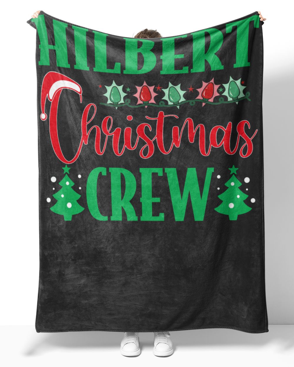 HILBERT-NT-XM11-01 Cozy Plush Fleece Blanket (60x80in) black 60x80in