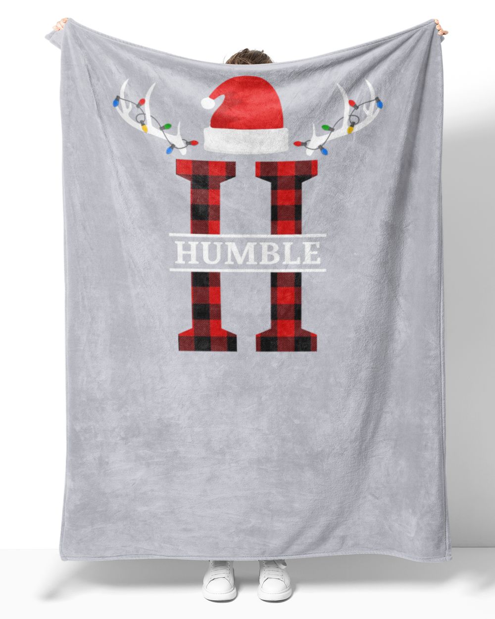 HUMBLE-NT-XM16-01 Cozy Plush Fleece Blanket (60x80in) sport-grey 60x80in