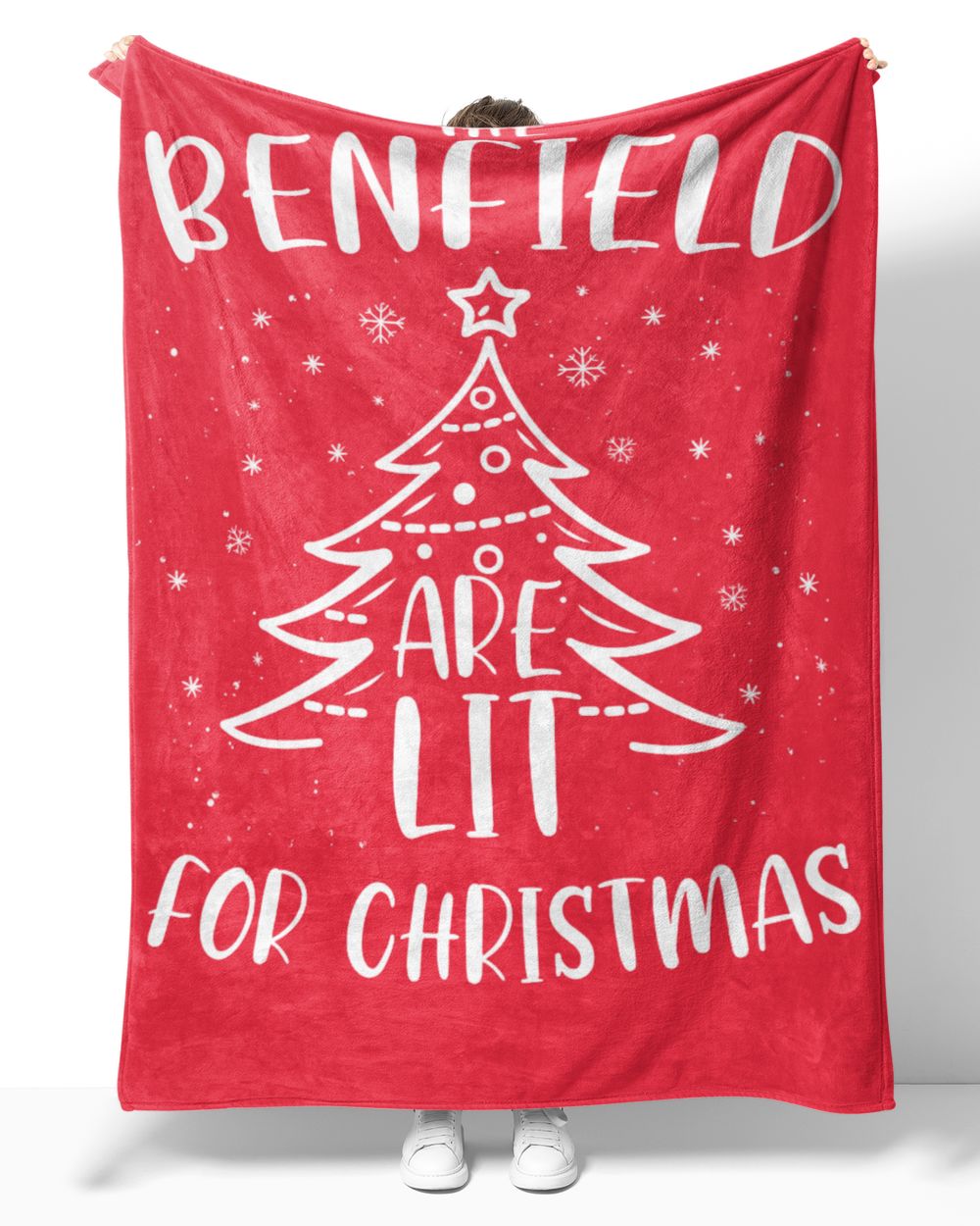 BENFIELD-NT-XM13-01 Cozy Plush Fleece Blanket (60x80in) red 60x80in