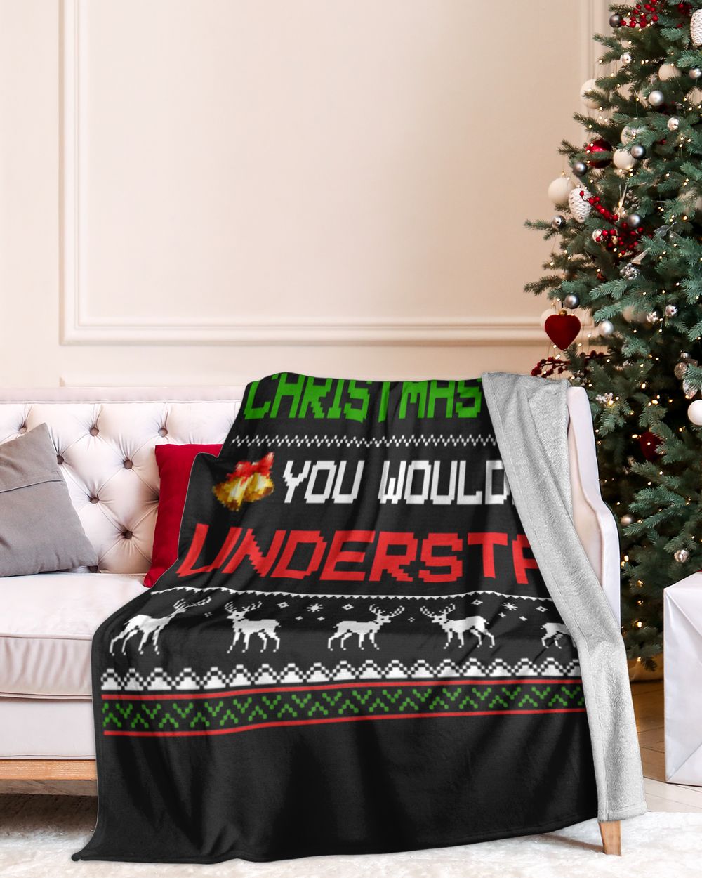 REAGAN-NT-XM2 Cozy Plush Fleece Blanket (60x80in) black 60x80in