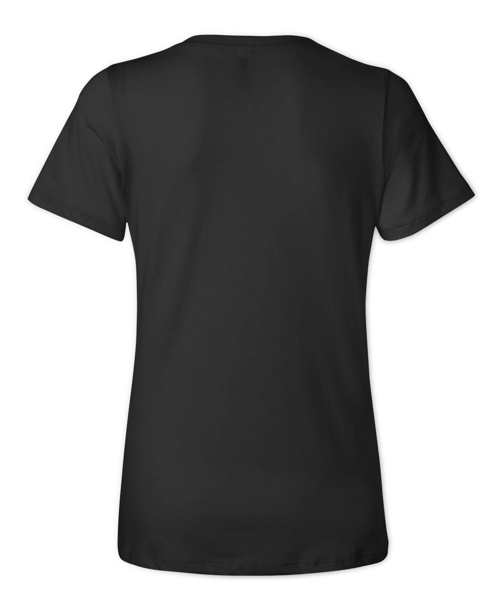 WALLACE Women's Jersey Short Sleeve V-neck Tee black s
