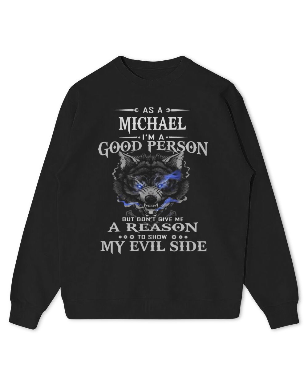 USL-56-Michael Kids Standard Sweatshirt black xs