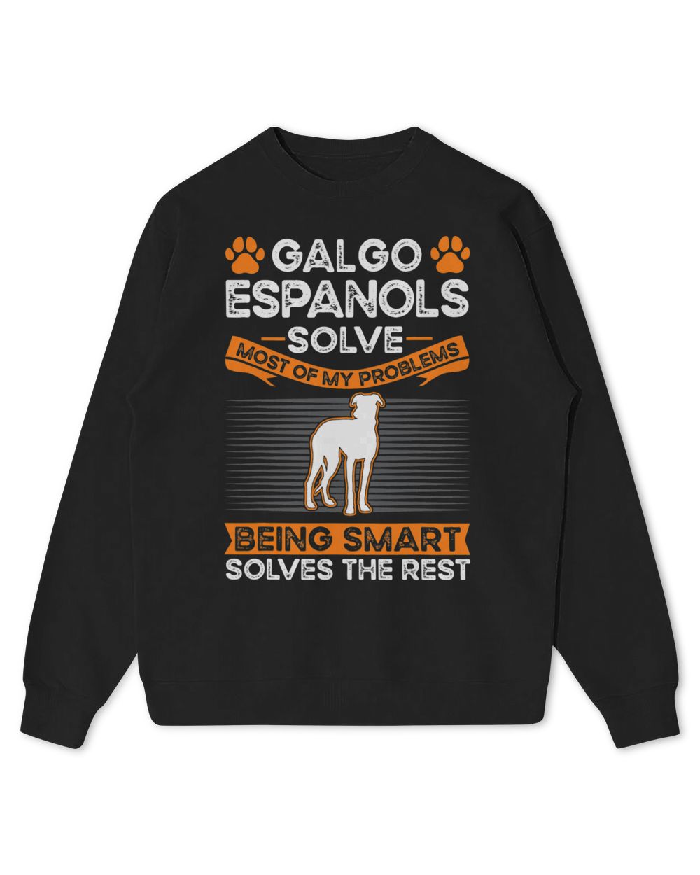 Galgo Espanols solve most of my problems Galgo Espanol T-Shirt Kids Standard Sweatshirt black xs