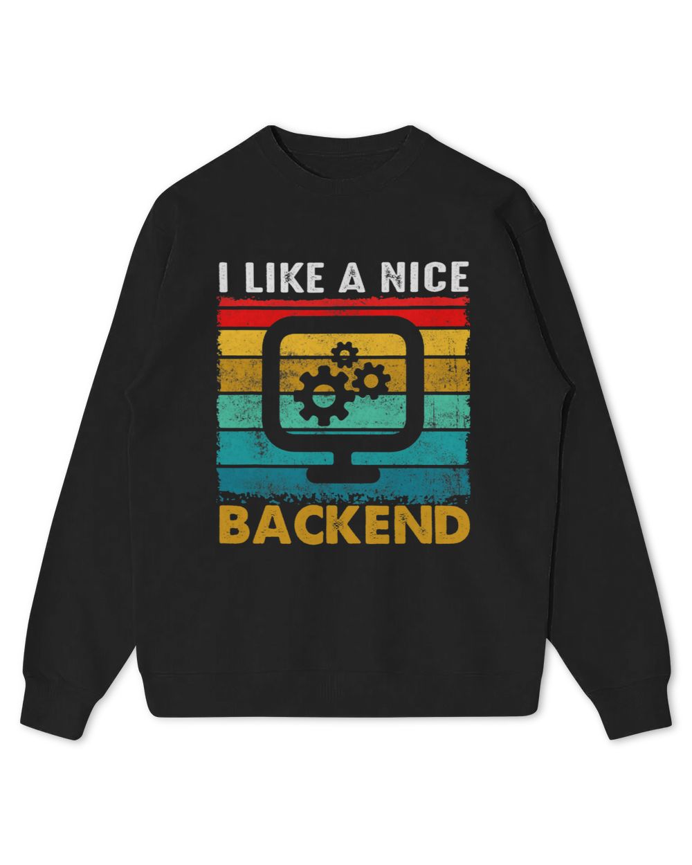 I Like A Nice Backend Programmer Coder Software Engineer Kids Standard Sweatshirt black xs