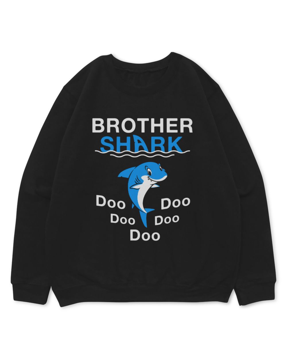 BROTHER SHARK Kid Kids Standard Sweatshirt black xs