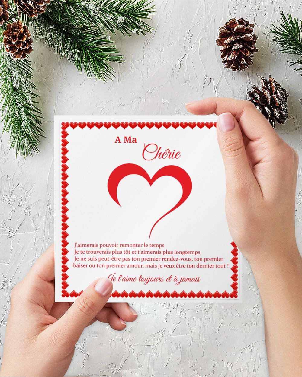 A ma Chérie Luxury Heart - Gold Plated 