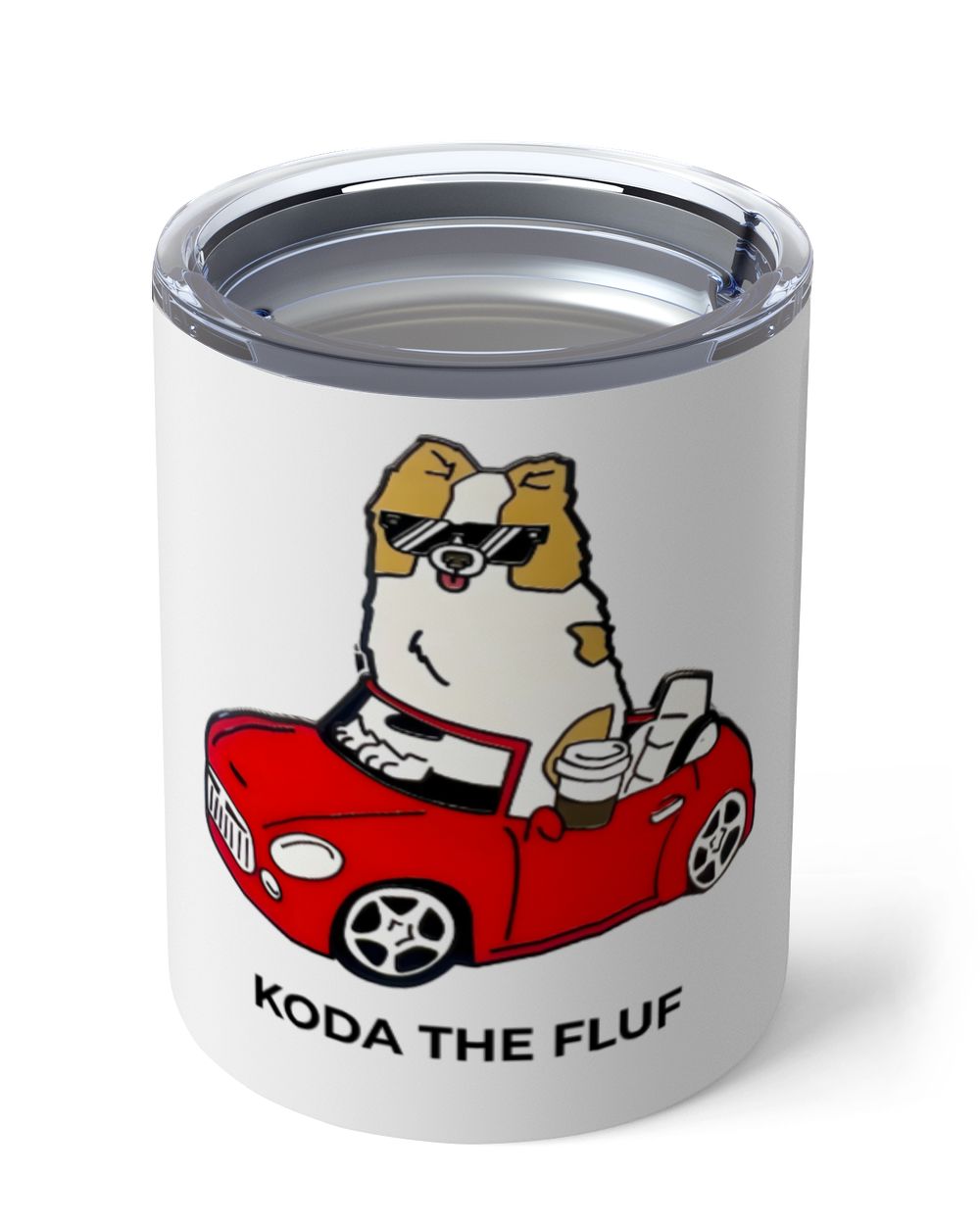 Koda the Fluff Love Insulated Mug white 10oz
