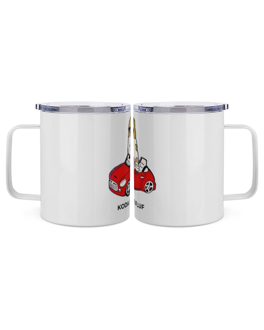 Koda the Fluff Love Insulated Mug white 10oz