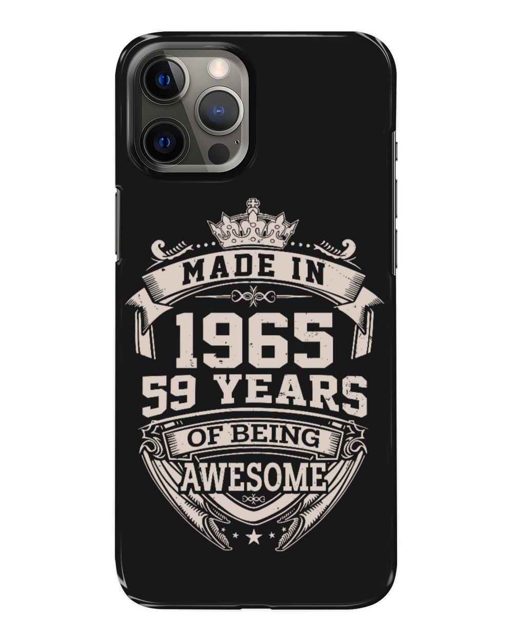 Made In 1965 , Years Of Being Awesome USA14 Snap Case - iP 12 Pro Max