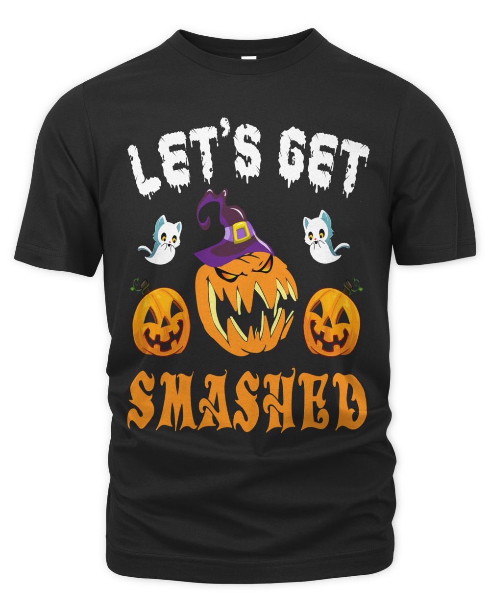 LET'S GET SMASHED The Organic Unisex T-shirt black s