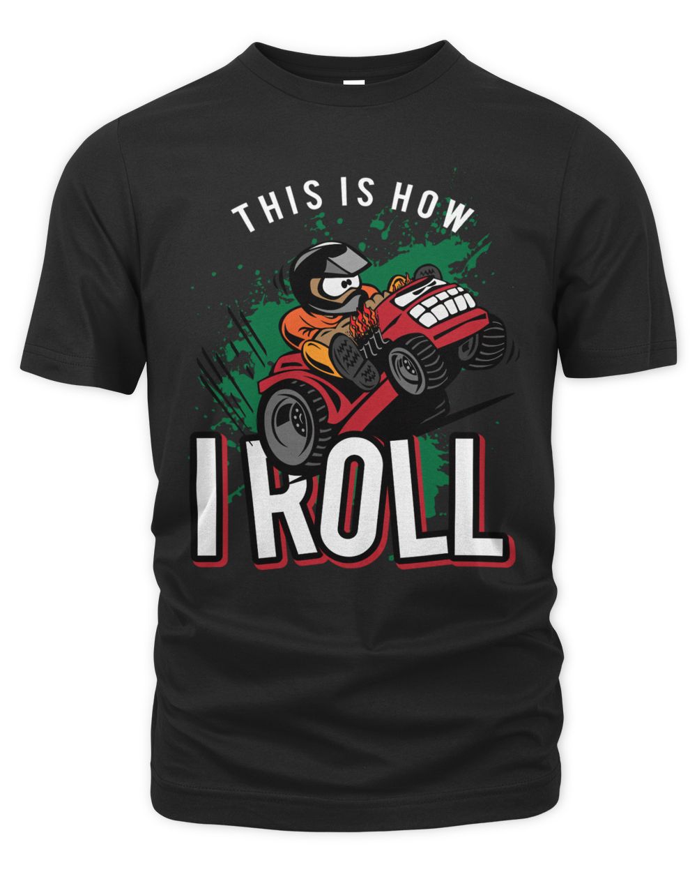 This is hwo i roll v1 The Organic Unisex T-shirt black s