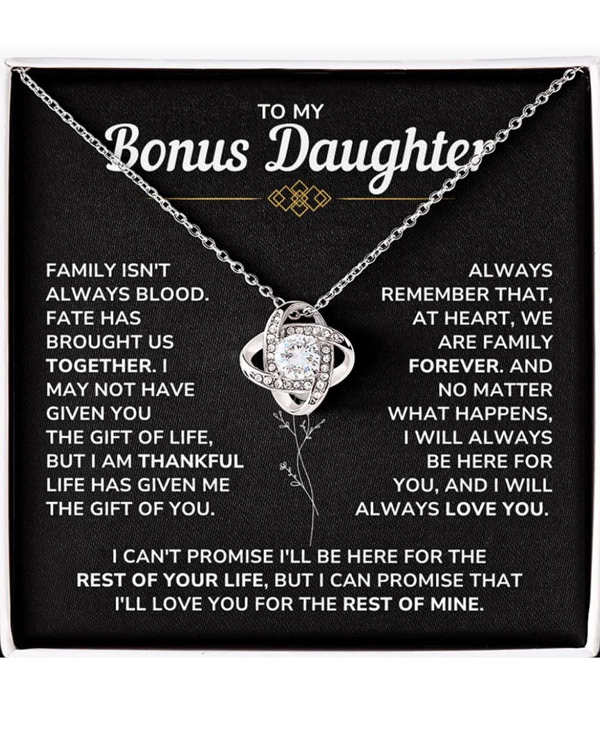 Bonus Mom Gifts Birth Flower And Name Necklace, Step Mother Gifts, Christmas Gifts, Mother In-505673