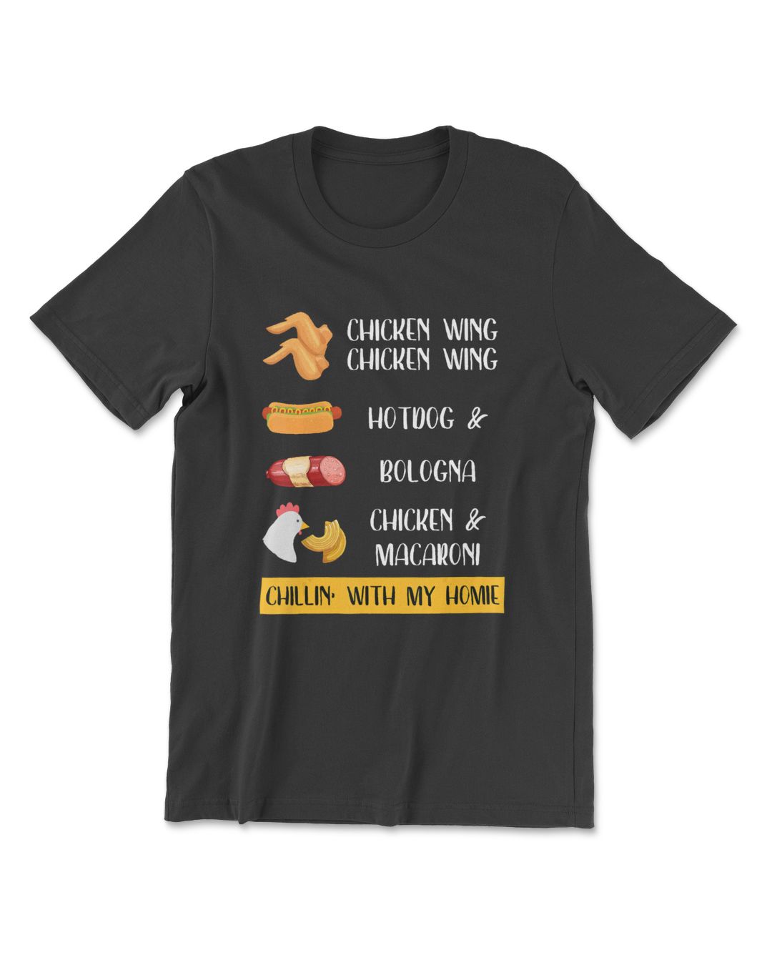 Chicken Wing Chicken Wing Hotdog And Bologna Kids, Men