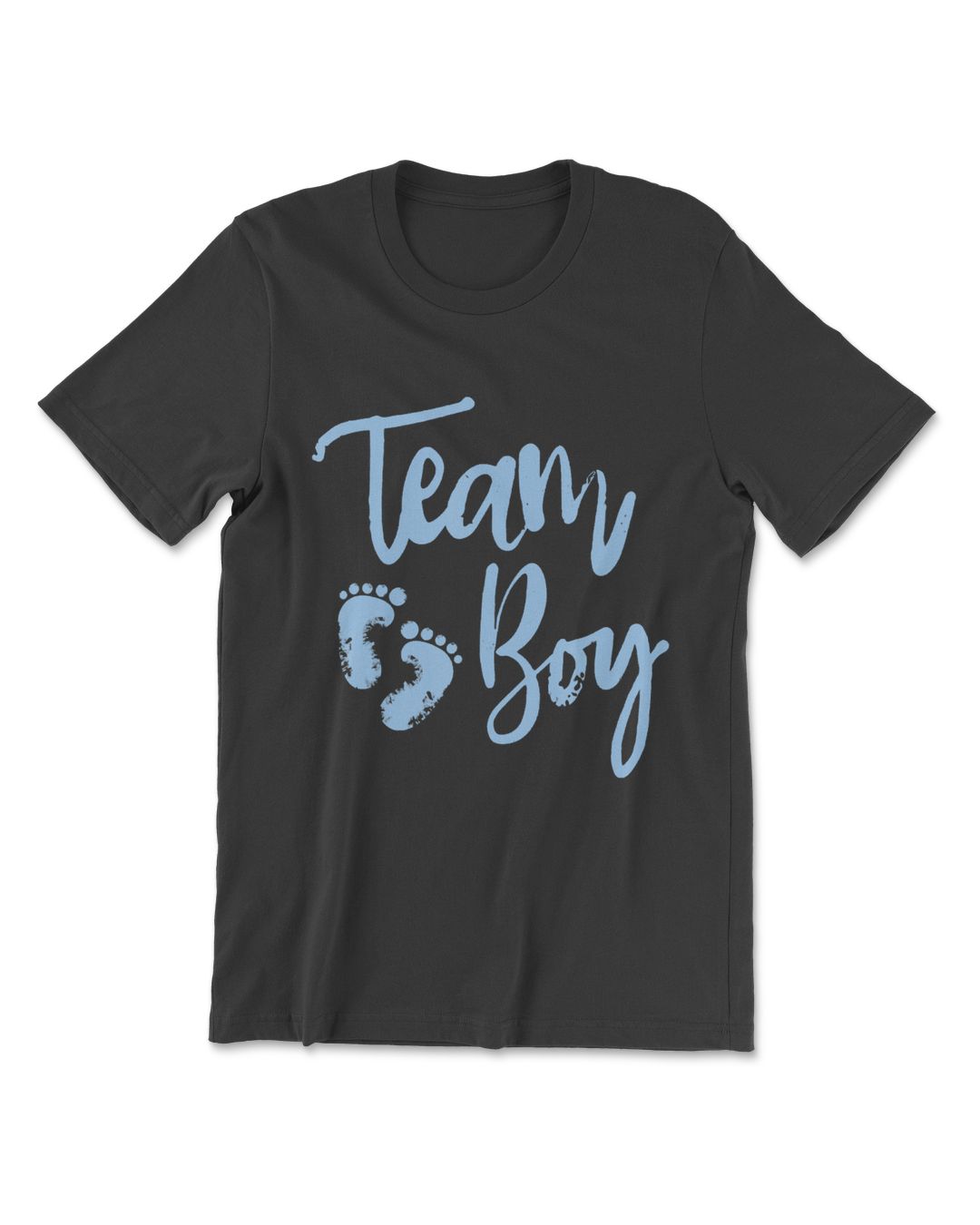 Gender Reveal Baby Shower Shirt Team Boy WAKAZON