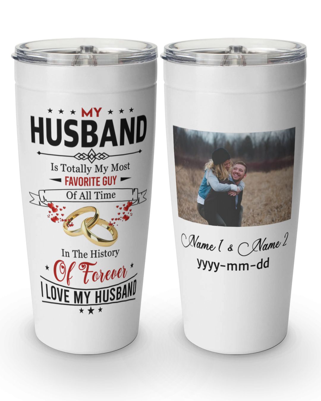 Personalized Husband Tumbler My Husband Is Totally My Most Favorite Guy ...
