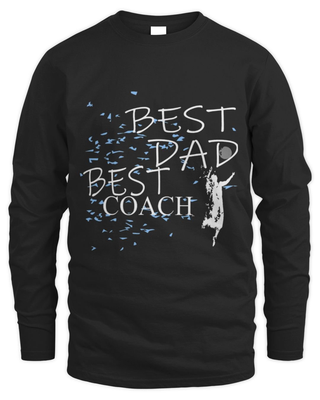 Fathers Day Best Dad Best Coach Sports Volleyball T-shirt