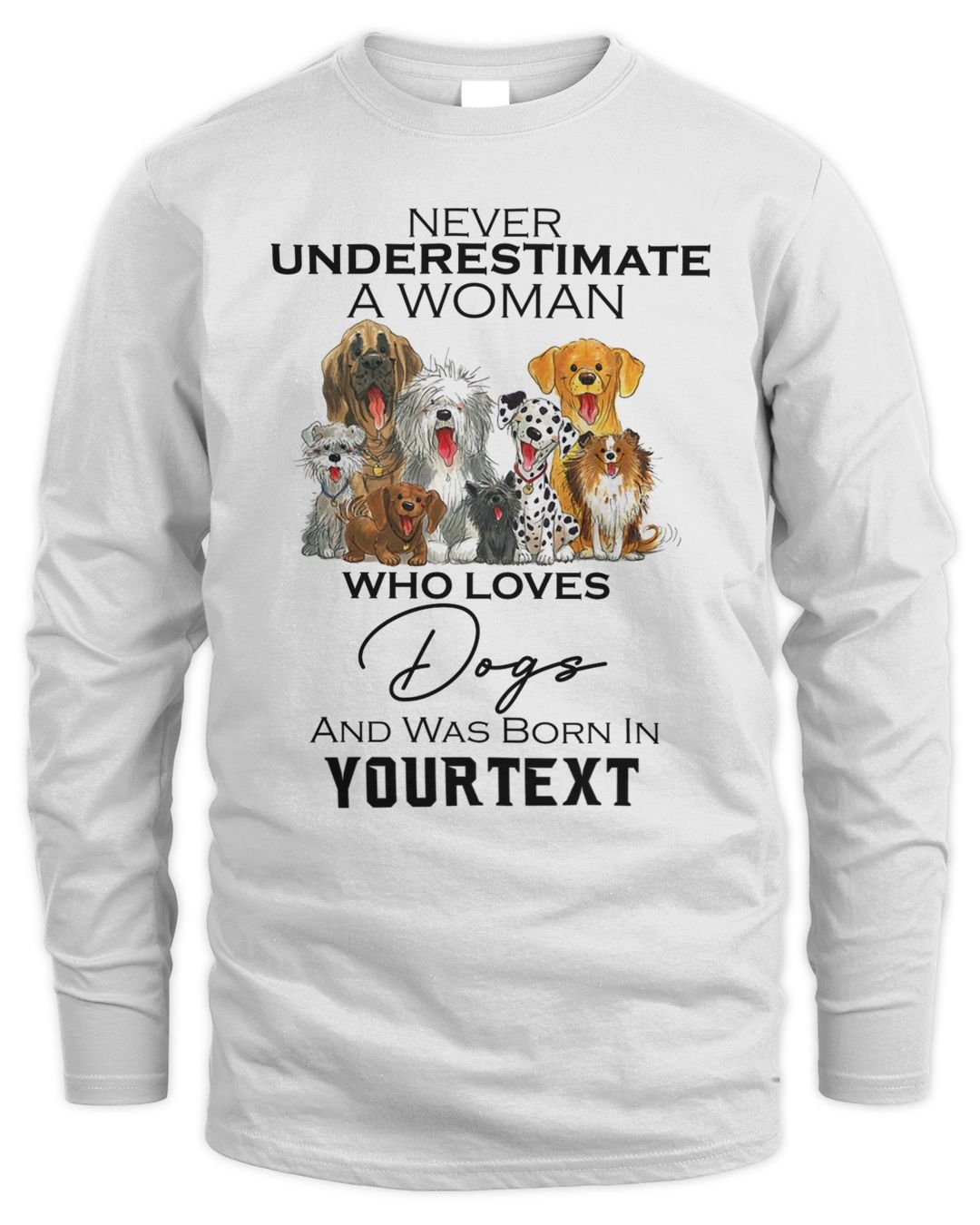 Dog Lover Gifts for A woman love dogs and was born in Custom Name Month Personalized Birthday Gifts