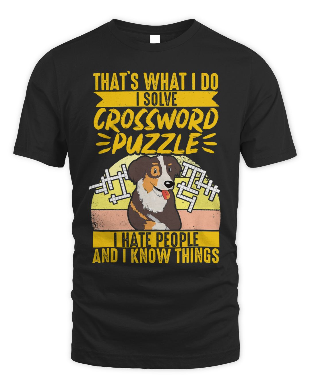 What I Do I Solve Crossword Puzzle AndPeople Puzzles Science T