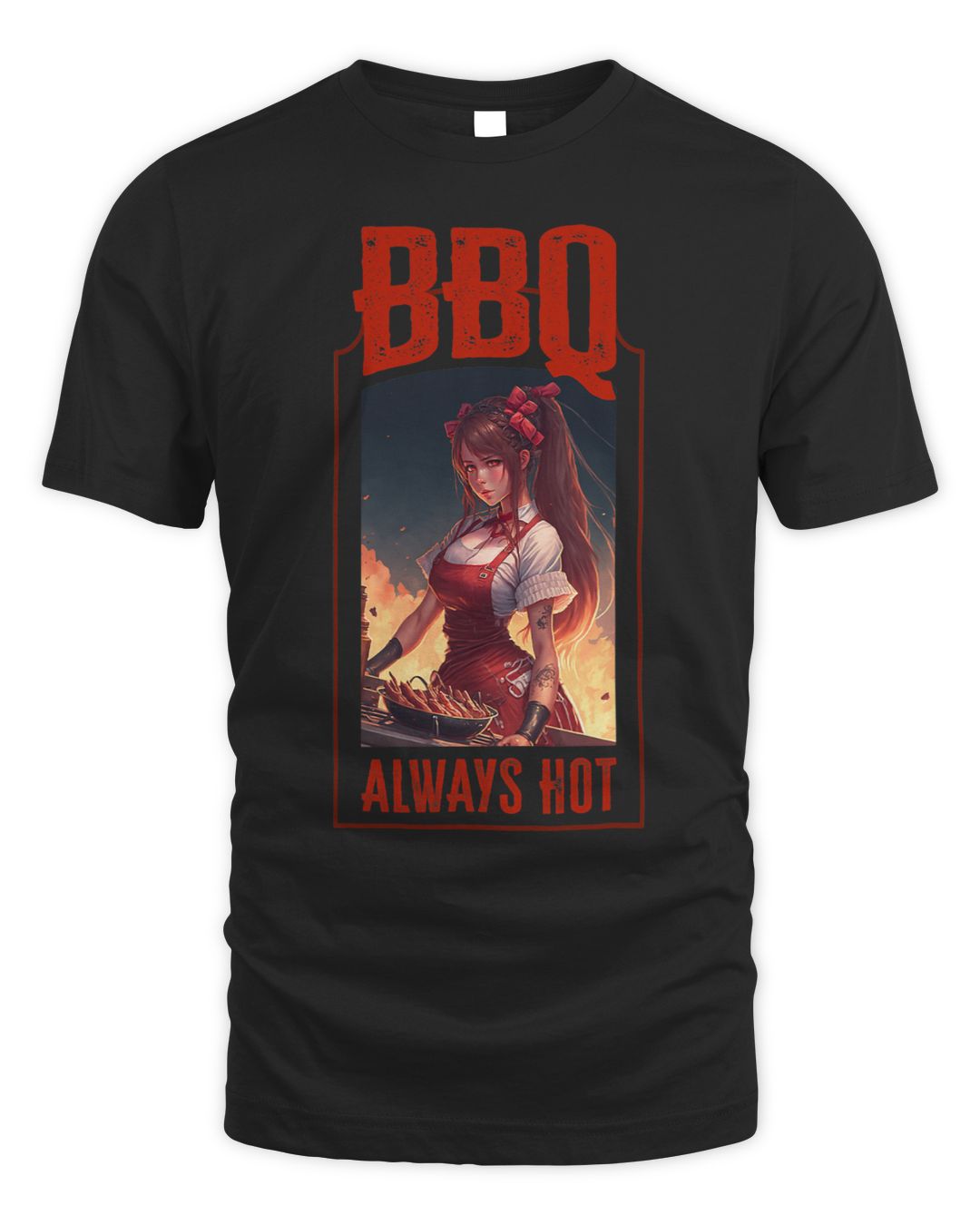 Barbeque Smoker Anime Manga BBQ Always Hot Meat Smoking SenPrints