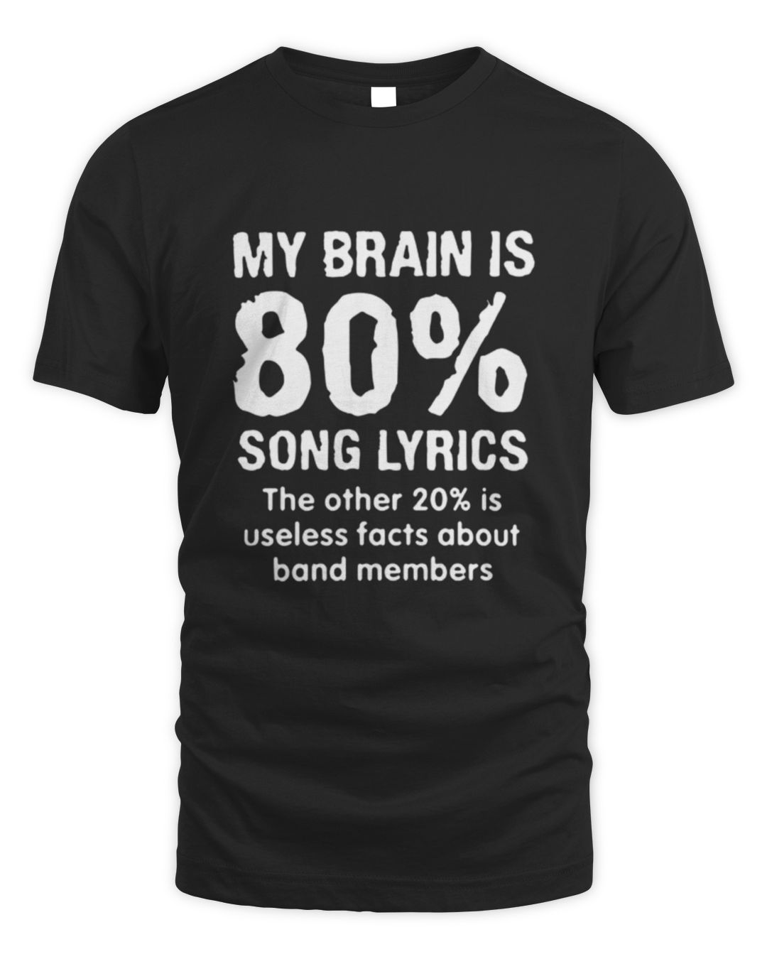 My Brain Is 80% Song Lyrics The Other 20% Is Useless Facts About Band ...