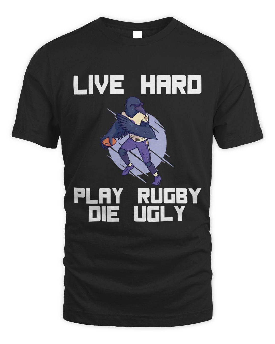 Live Hard Play Rugby Die Ugly Rugby Player Ball | WAKA STORE