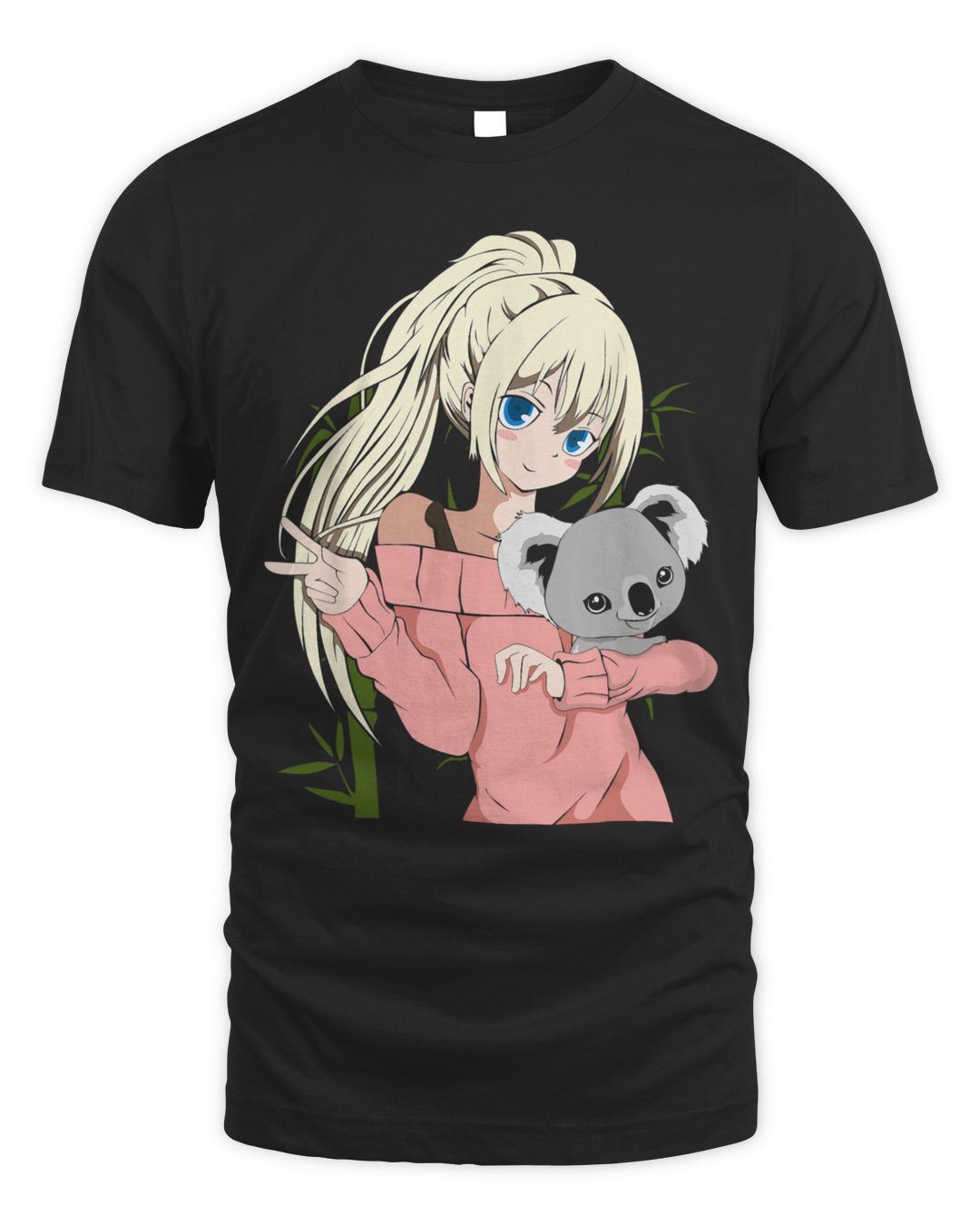 Anime Otaku Girl Koalas Kawaii Japanese Sad Anime Girl Koala SenPrints