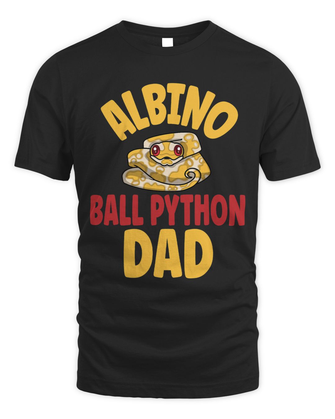Mens Cute Albino Ball Python Dad | SenPrints