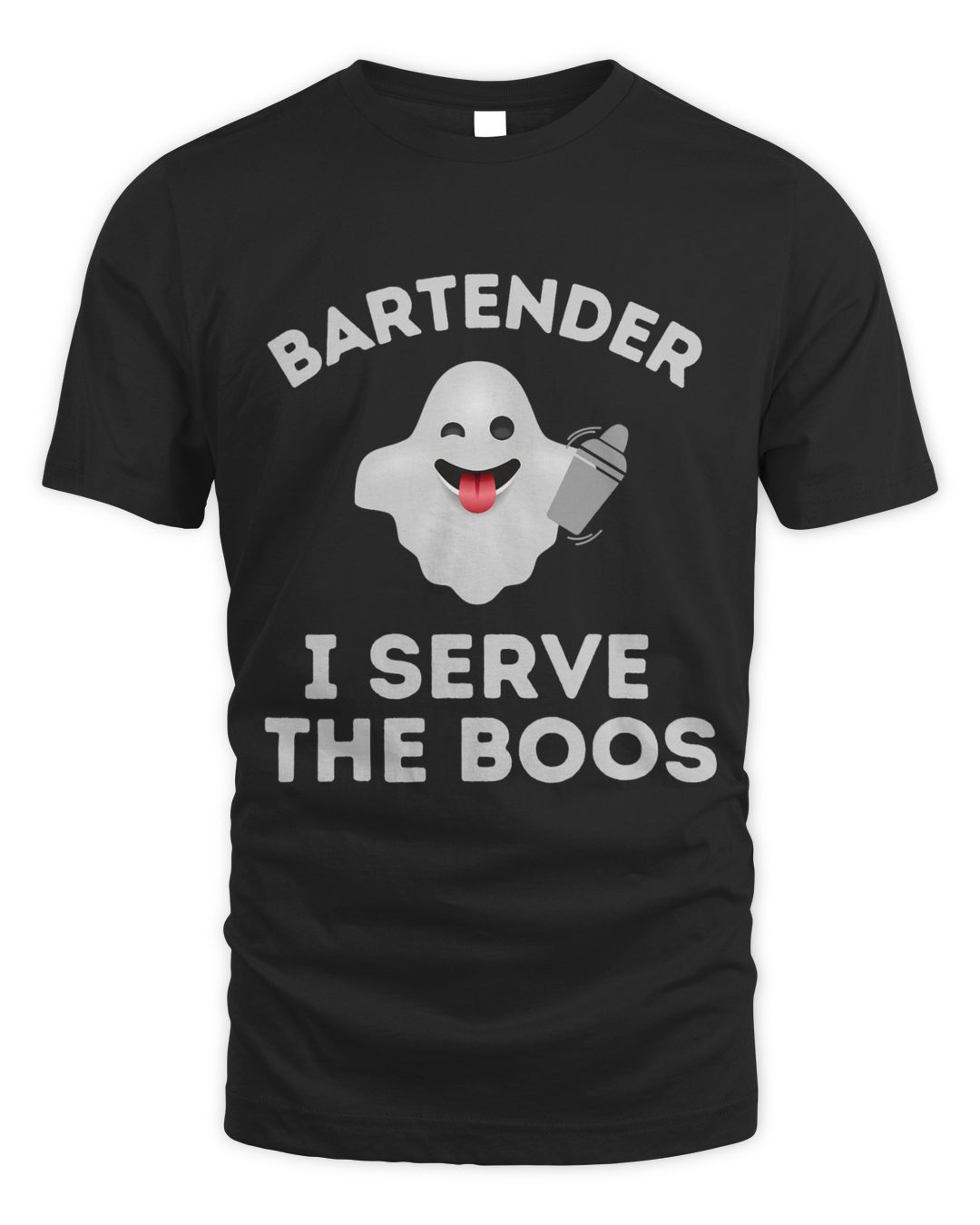 Funny Halloween Bartender Costume I Serve the Boos Bartender SenPrints