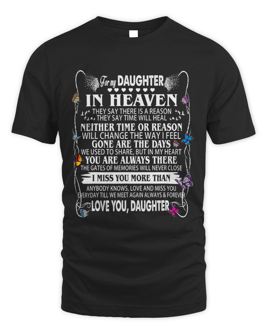 For My Daughter In Heaven You Are Always In My Heart SenPrints