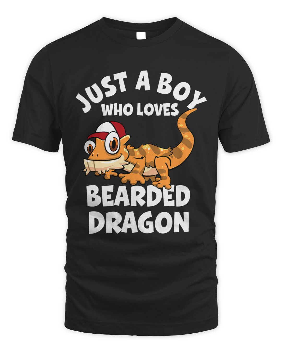 Bearded Dragon Just A Boy Mens Pagona Lizard And Reptile